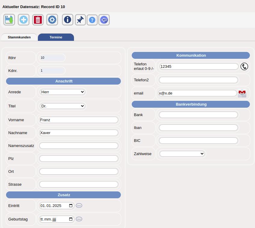 Beauty Terminplaner Stammkunden